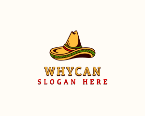 Mexico - Mexican Sombrero Hat logo design