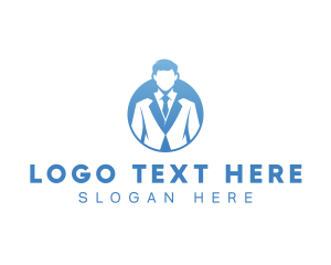 Suit - Office Professional Man logo design