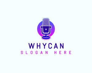 Podcast Mic Radio Logo