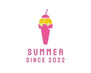 Sweet Ice Cream Dessert logo design