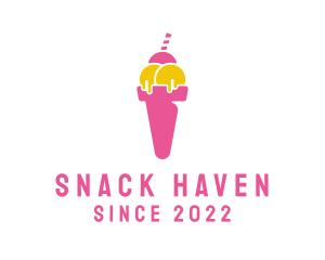 Sweet Ice Cream Dessert logo design