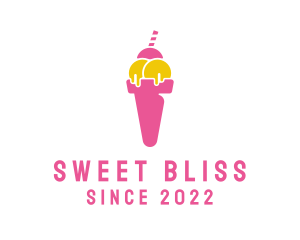 Sweet Ice Cream Dessert logo design