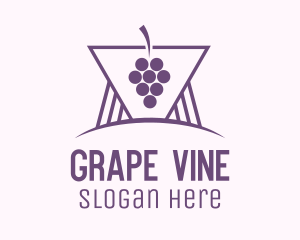 Grape - Purple Grape Winery logo design