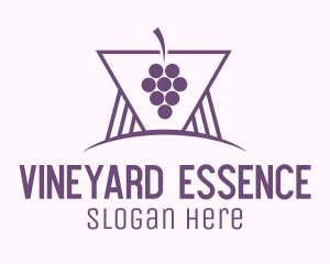 Purple Grape Winery logo design