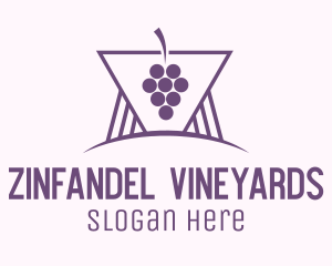 Purple Grape Winery logo design