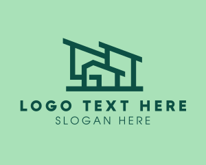 House - House Home Architecture logo design