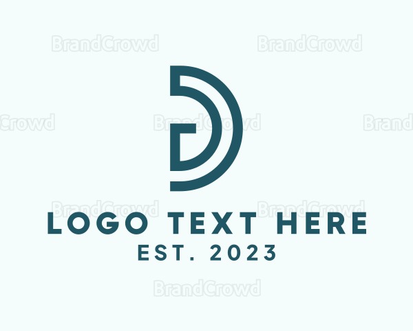 Modern Commercial Agency Letter D Logo