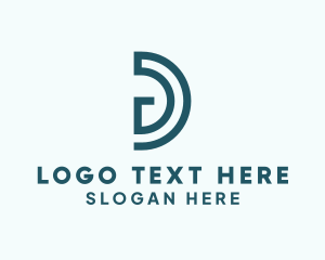 Modern Commercial Agency Letter D Logo