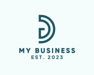 Modern Commercial Agency Letter D logo design