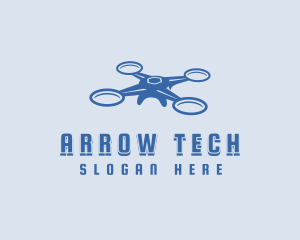 Tech Drone Surveillance logo design