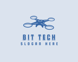 Tech Drone Surveillance logo design