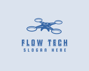 Tech Drone Surveillance logo design