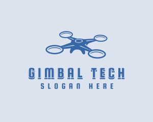 Tech Drone Surveillance logo design