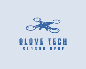 Tech Drone Surveillance logo design