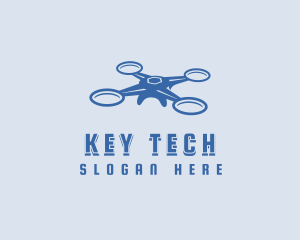 Tech Drone Surveillance logo design