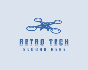 Tech Drone Surveillance logo design