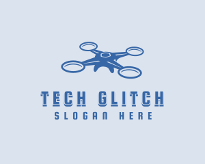 Tech Drone Surveillance logo design