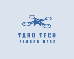 Tech Drone Surveillance logo design