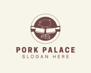 Pork - Pork Meat Butcher logo design