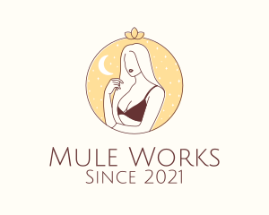 Sexy Underwear Model logo design