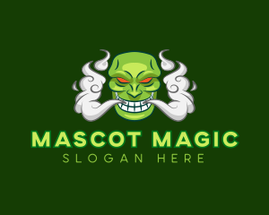 Mascot - Smoke Gaming Mascot logo design