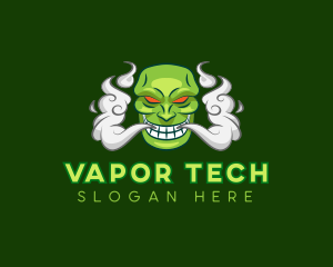 Vapor - Smoke Gaming Mascot logo design