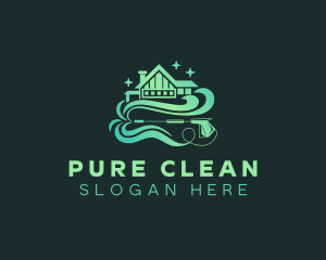 House Cleaning Pressure Washer logo design