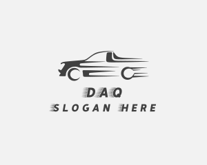 Fast Pickup Truck Logo