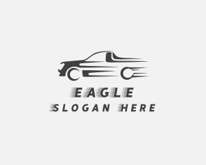 Racer - Fast Pickup Truck logo design