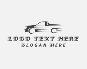 Fast Pickup Truck Logo