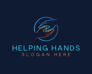 Helping Hands Foundation logo design