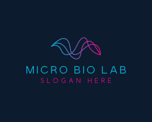 Biotech Wave Laboratory logo design