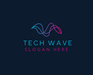 Biotech Wave Laboratory logo design