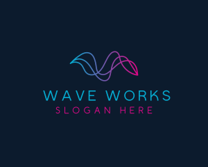 Biotech Wave Laboratory logo design