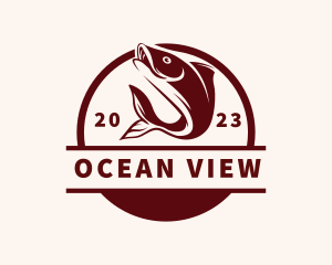 Seafood Market Fish logo design