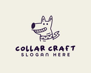 Collar - Pet Dog Cartoon logo design