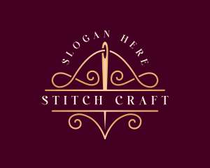 Needlework - Needle Sewing Alteration logo design