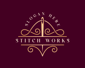 Needle Sewing Alteration logo design