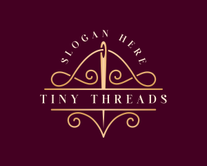 Needle Sewing Alteration logo design