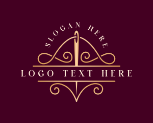 Sewing - Needle Sewing Alteration logo design