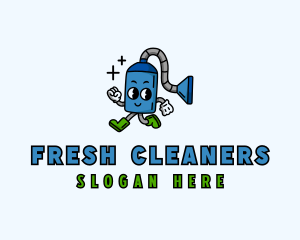 Vacuum Cleaner Janitorial logo design