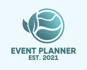 Planet - Green Plant Globe logo design