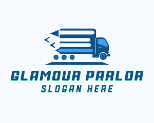 Logistics Delivery Truck Logo