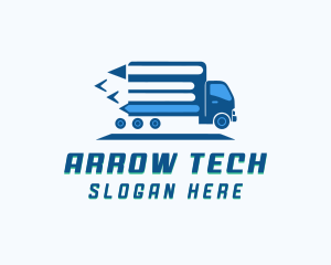 Logistics Delivery Truck logo design