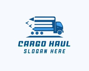 Logistics Delivery Truck logo design