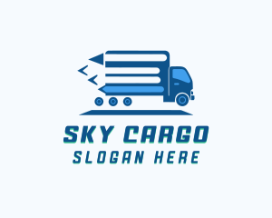 Logistics Delivery Truck logo design