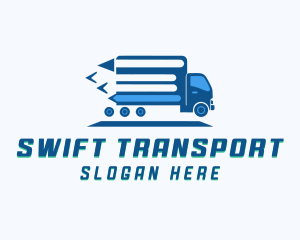 Logistics Delivery Truck logo design