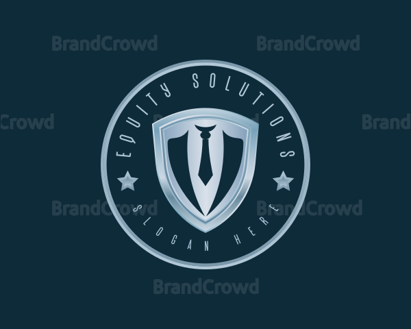 Businessman Suit Tie Logo