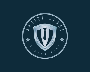 Businessman Suit Tie Logo