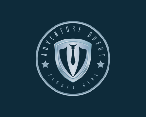 Businessman Suit Tie Logo